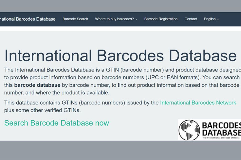 Barcode Database