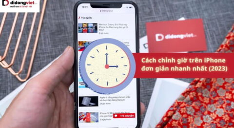 Cách chỉnh giờ trên iPhone