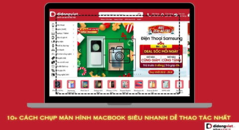 Cách chụp màn hình MacBook