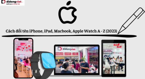 Cách đổi tên iPhone