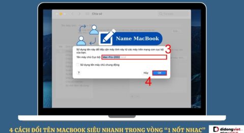 Cách đổi tên MacBook