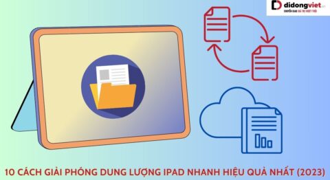 cách giải phóng dung lượng iPad