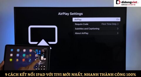 Cách kết nối iPad với Tivi