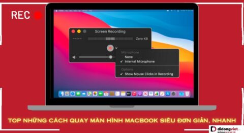 cách quay màn hình MacBook