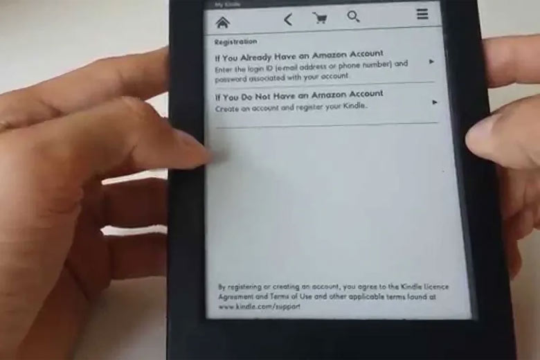 cách sử dụng máy đọc sách kindle