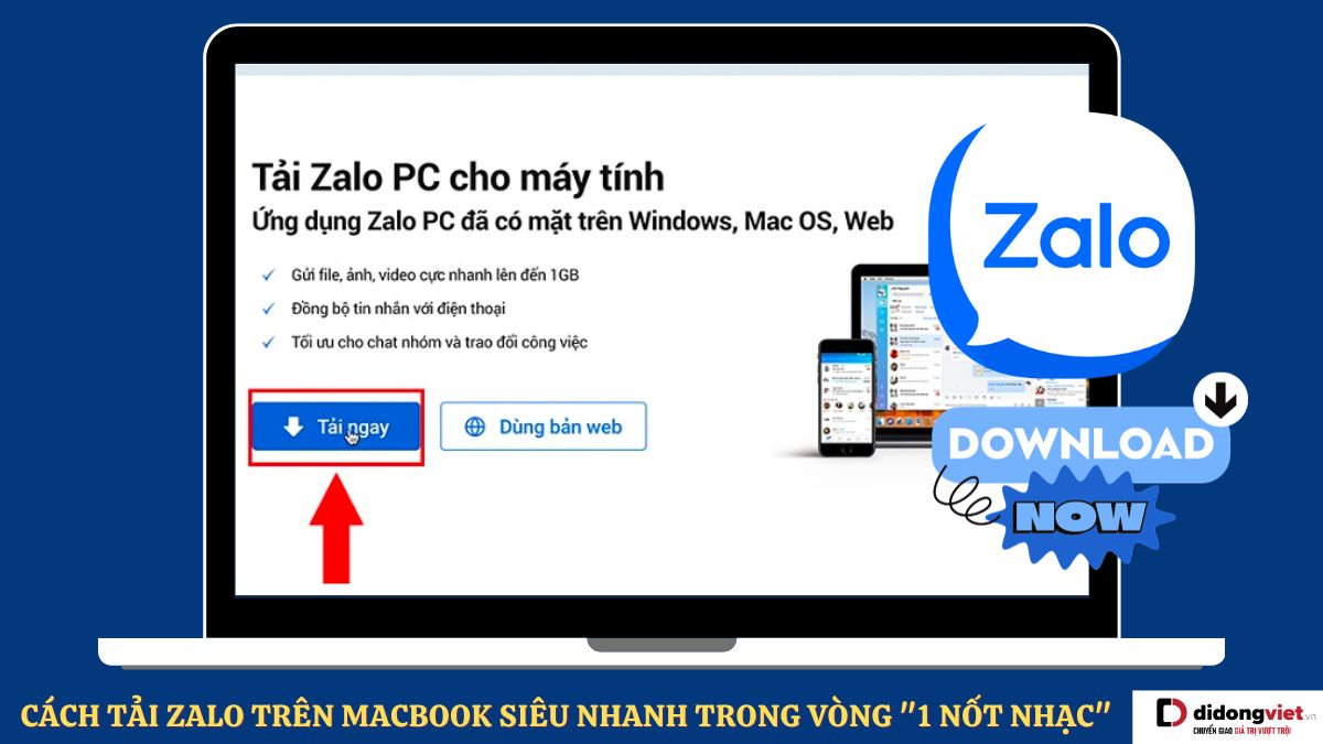 Cách tải Zalo trên MacBook đơn giản nhanh nhất cho bạn