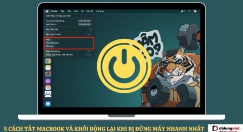 Cách tắt MacBook