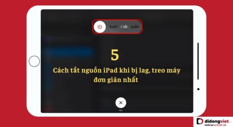 Cách tắt nguồn iPad