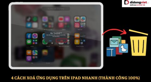 Cách xoá ứng dụng trên iPad