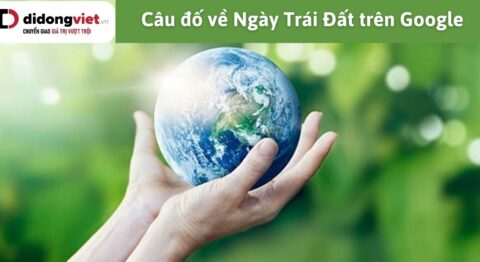 câu đố về Ngày Trái Đất trên Google