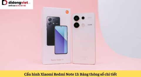cấu hình redmi note 13