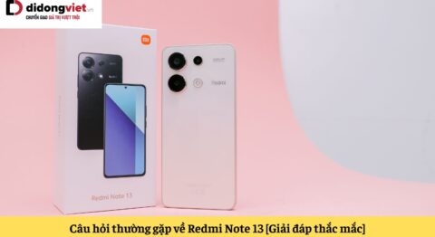 câu hỏi thường gặp về redmi note 13