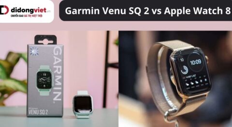 Garmin Venu SQ 2 và Apple Watch 8