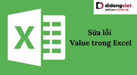 lỗi #VALUE trong Excel