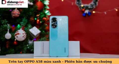 oppo a58 màu xanh