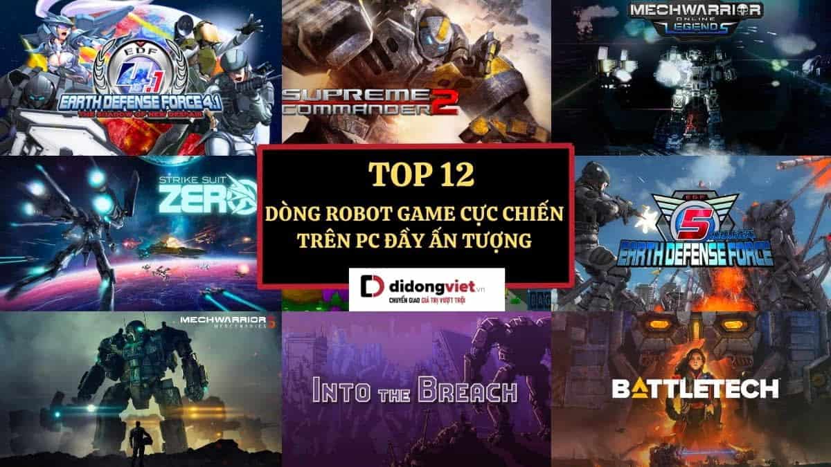 Top 12 Tựa game Robot Game cực chiến trên máy tính đầy ấn tượng