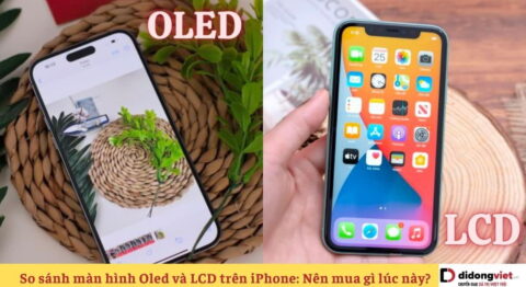So sánh màn hình OLED và lCD trên iPhone