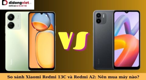 so sánh xiaomi redmi 13c và redmi a2