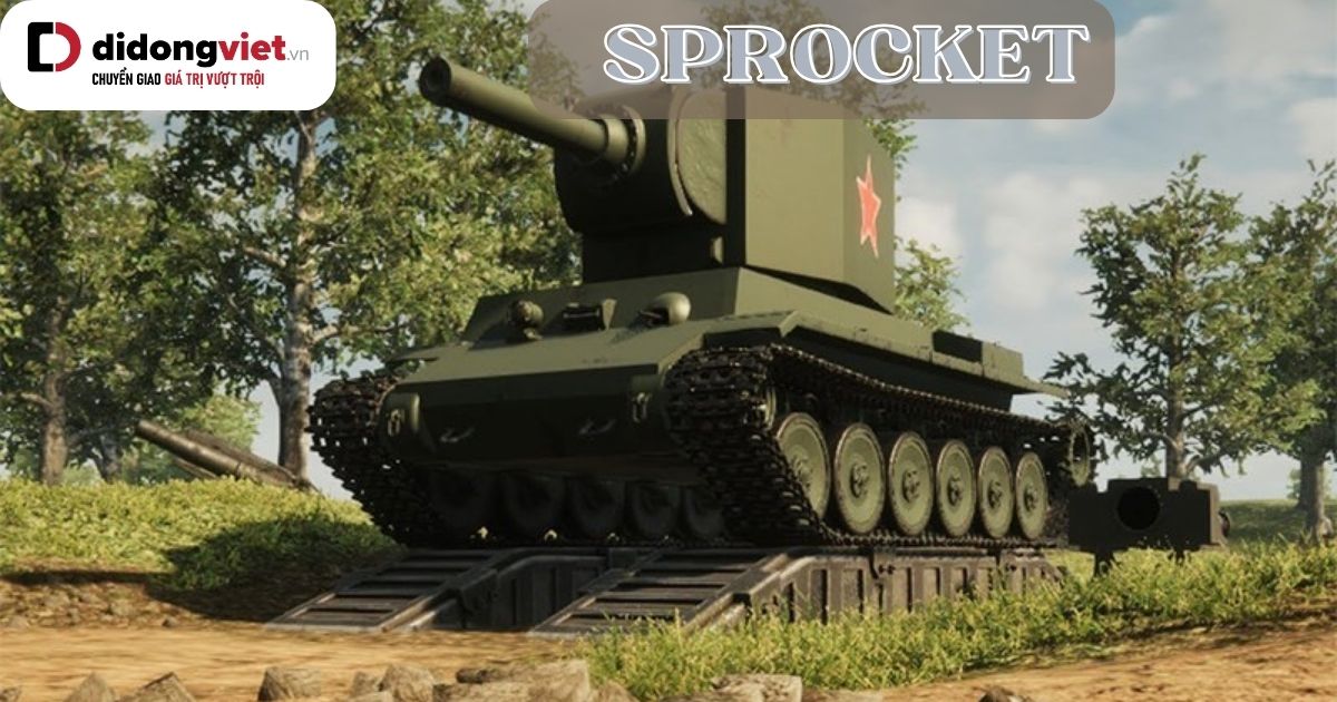 Sprocket: Game tự do sáng tạo xe tăng cực ngầu