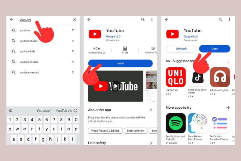 Hướng dẫn cách tải YouTube về điện thoại Android và iPhone 