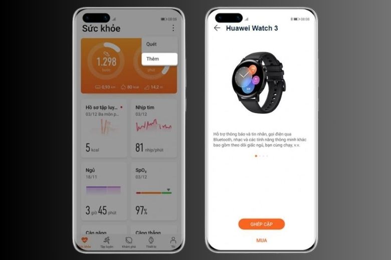 Thay đổi thời gian trên HUAWEI Watch GT 4