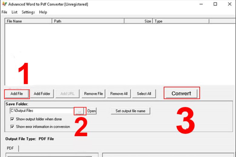 cách chuyển file Word sang PDF
