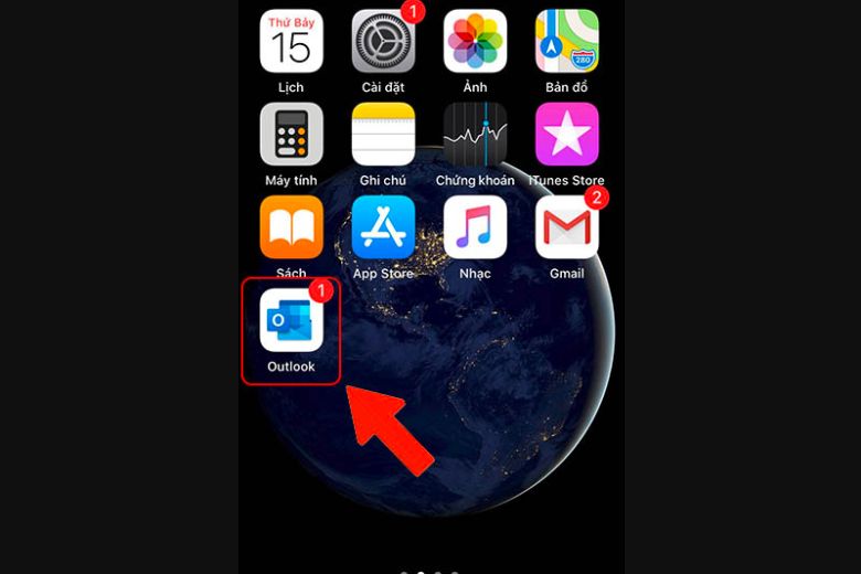 Cách cài mail Outlook trên iPhone