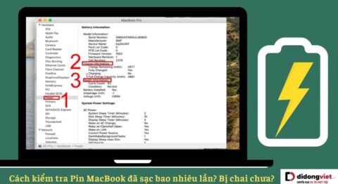 Cách kiểm tra Pin MacBook