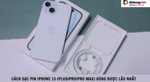 Cách sạc pin iPhone 15