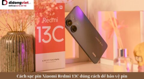 cách sạc pin xiaomi redmi 13c đúng cách