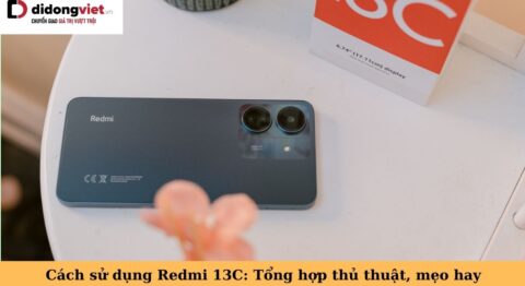 cách sử dụng redmi 13c