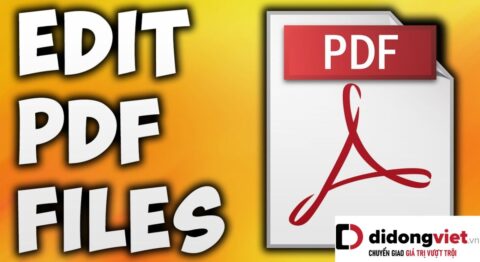 cách sửa file pdf