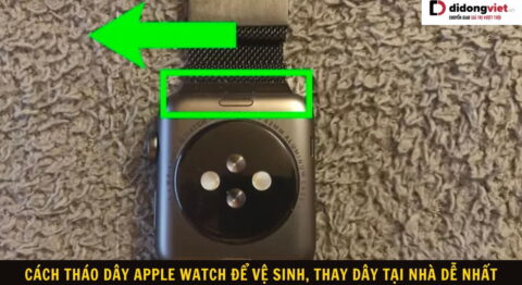 Cách tháo dây Apple Watch