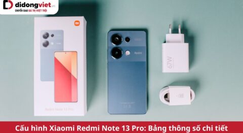 Cấu hình Xiaomi Redmi Note 13 Pro
