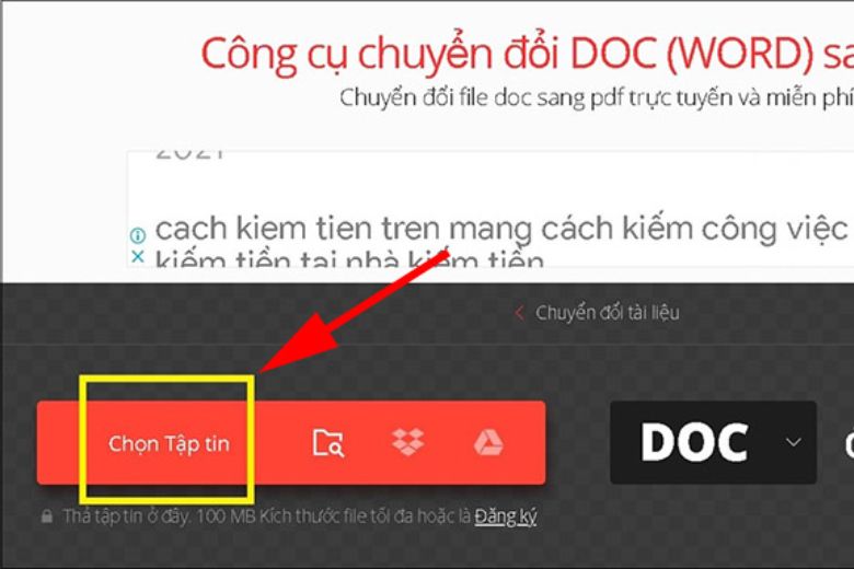 cách chuyển file Word sang PDF
