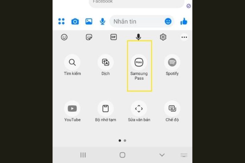 sử dụng samsung pass