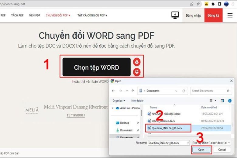 cách chuyển file Word sang PDF
