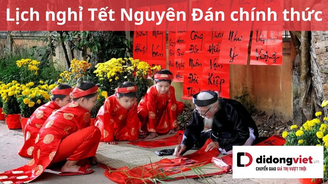 lịch nghỉ tết nguyên đán