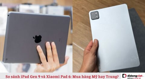 So Sánh iPad Gen 9 và Xiaomi Pad 6