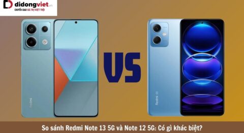 so sánh redmi note 13 5g và note 12 5g