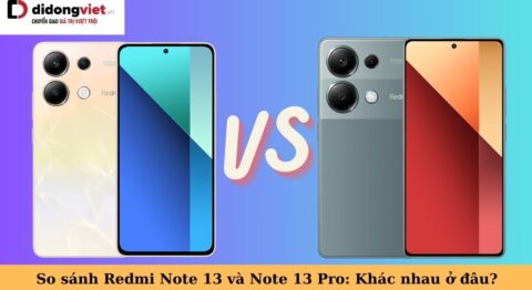so sánh redmi note 13 và note 13 pro