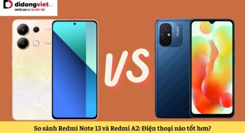 so sánh redmi note 13 và redmi a2