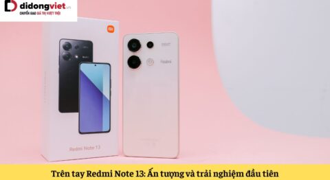 trên tay redmi note 13