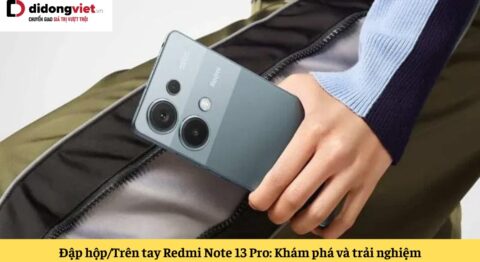 trên tay redmi note 13 pro