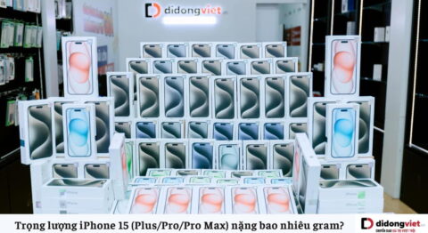 Trọng lượng iPhone 15