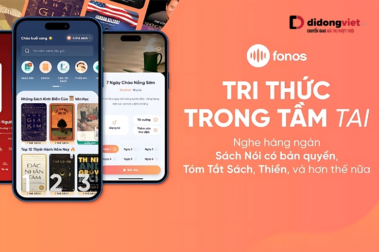 Top 11 ứng dụng nghe sách nói tốt nhất, nên sử dụng 18 ung dung fonos