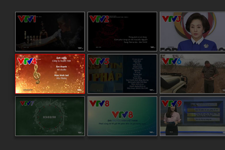 Ứng dụng của VTV