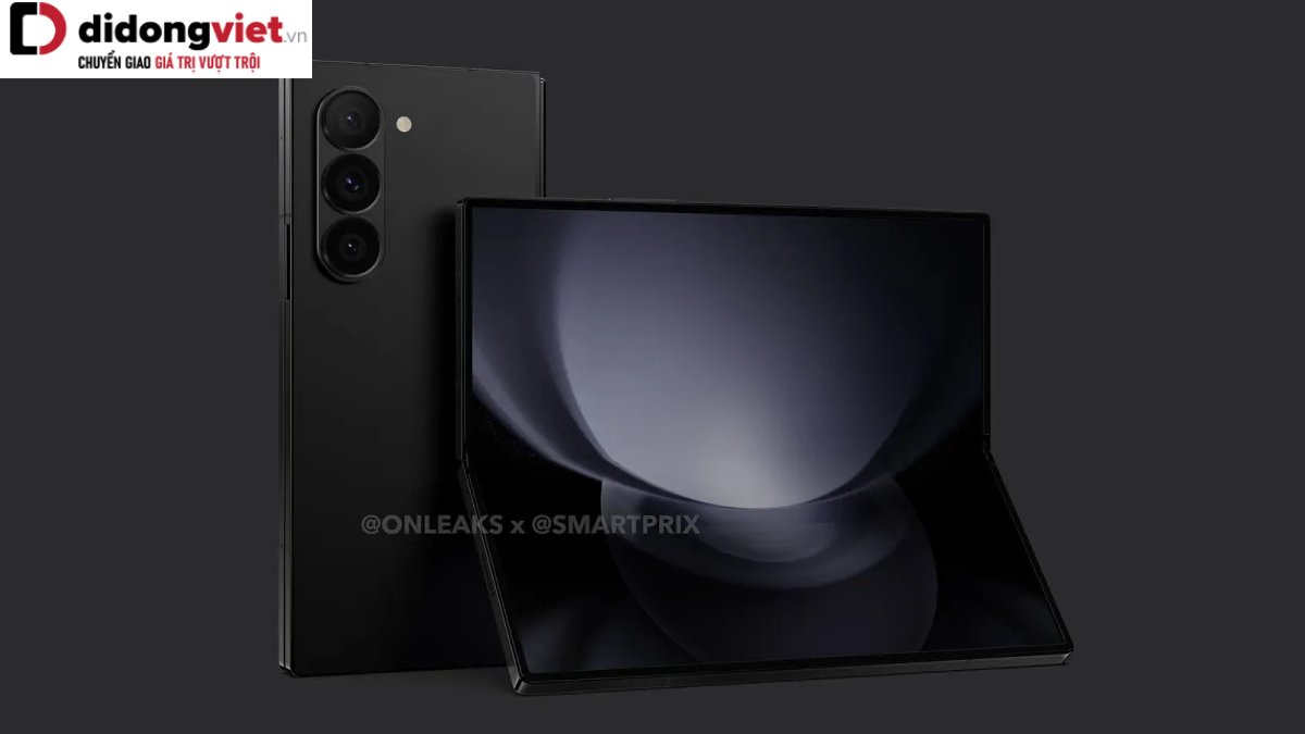 Galaxy Z Fold6 lộ thiết kế vuông vức mới lạ