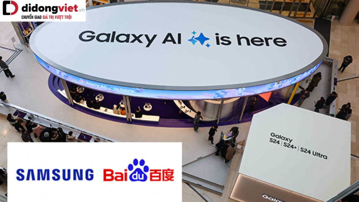 Galaxy S24 tại Trung Quốc trang bị trí tuệ nhân tạo của Baidu