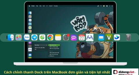 Cách chỉnh thanh Dock trên MacBook